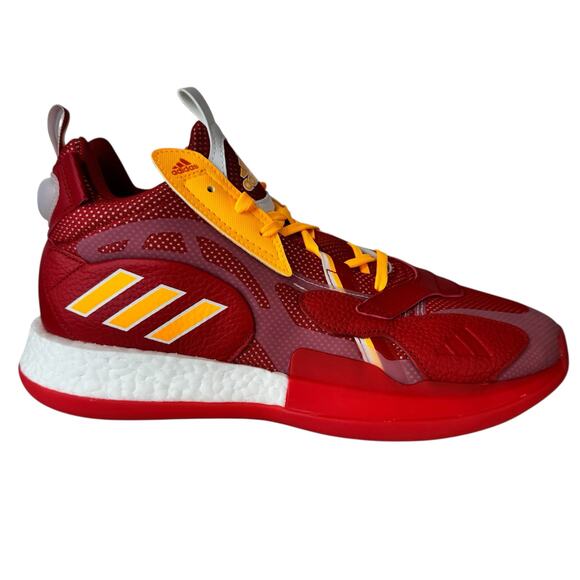 Adidas Zoneboost Team Collegiate Red ATL Basketball Sz 12.5 Sneakers FY0869 main image 5